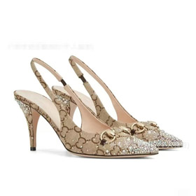 Gucci pointed-toe slip-on stiletto heels-5610  